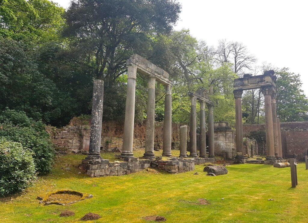 Leptis Magna Ruins at Virginia Water Lake, Windsor Great Park