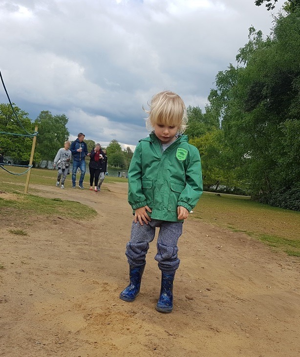 at virginia water lake at windsor great park